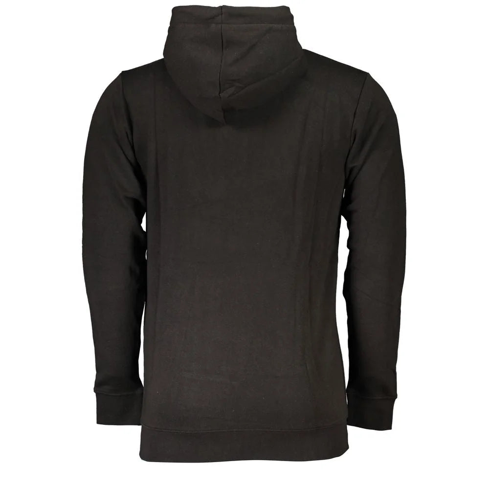 Cavalli Class Black Cotton Men Sweater - S - Hoodies