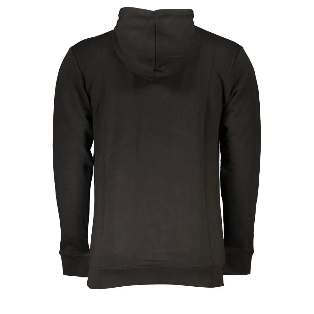 Cavalli Class Black Cotton Men Sweater - Sweatshirts