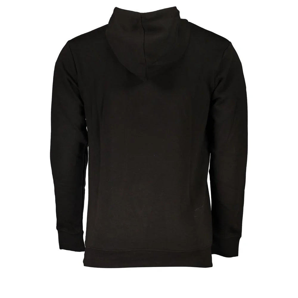 Cavalli Class Black Cotton Men Sweater - Sweatshirts