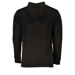 Cavalli Class Black Cotton Men Sweater - Sweatshirts