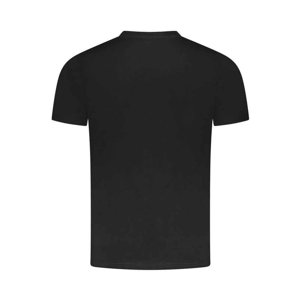 Cavalli Class Black Cotton Men T-Shirt - T-Shirts