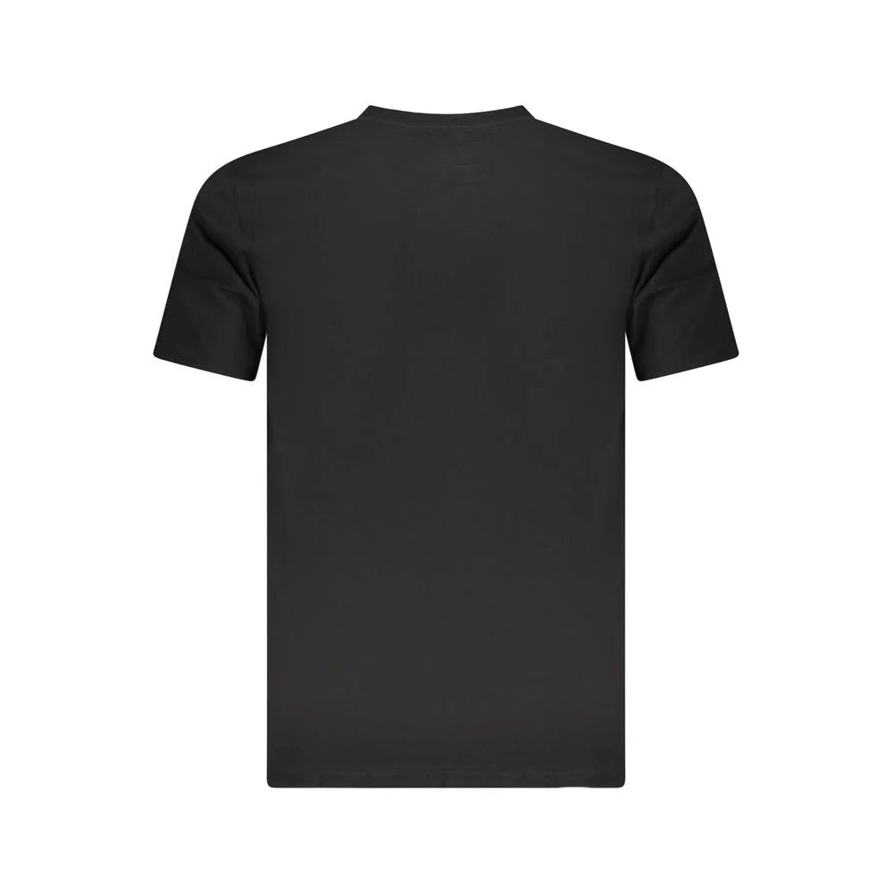 Cavalli Class Black Cotton Men T-Shirt - T-Shirts