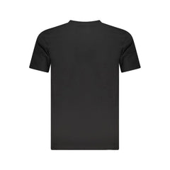 Cavalli Class Black Cotton Men T-Shirt - T-Shirts