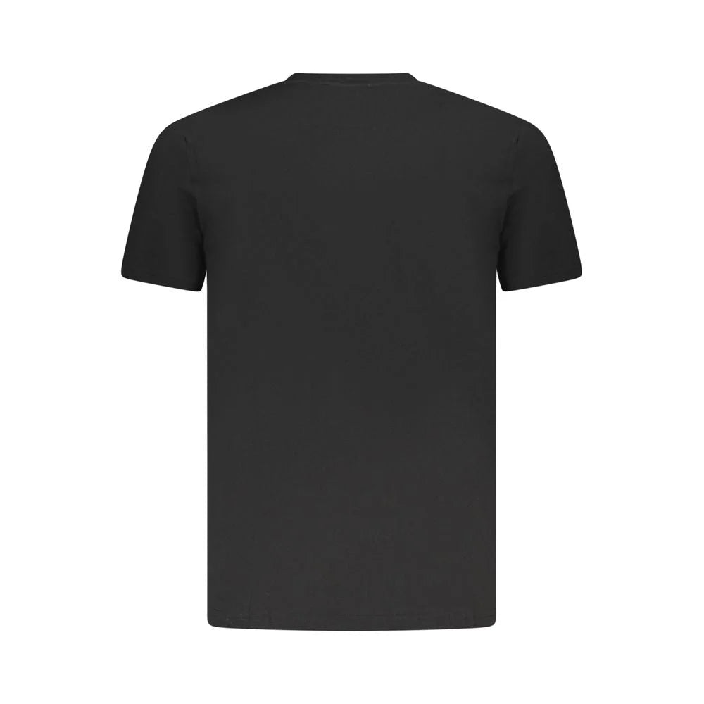 Cavalli Class Black Cotton Men T-Shirt - T-Shirts