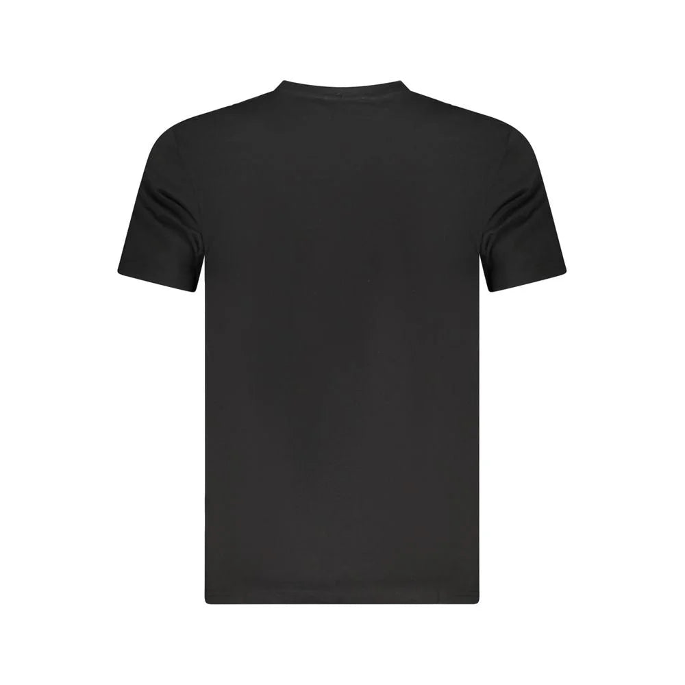 Cavalli Class Black Cotton Men T-Shirt - T-Shirts