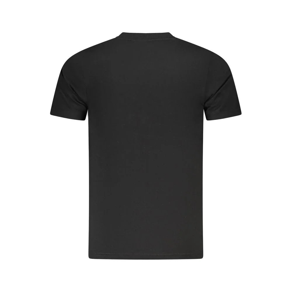 Cavalli Class Black Cotton Men T-Shirt - T-Shirts