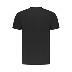 Cavalli Class Black Cotton Men T-Shirt - T-Shirts