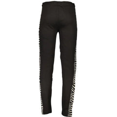 Cavalli Class Black Cotton Pant - Joggers