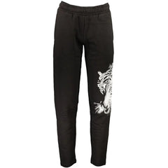Cavalli Class Black Cotton Pant - XXL