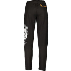 Cavalli Class Black Cotton Pant - XXL