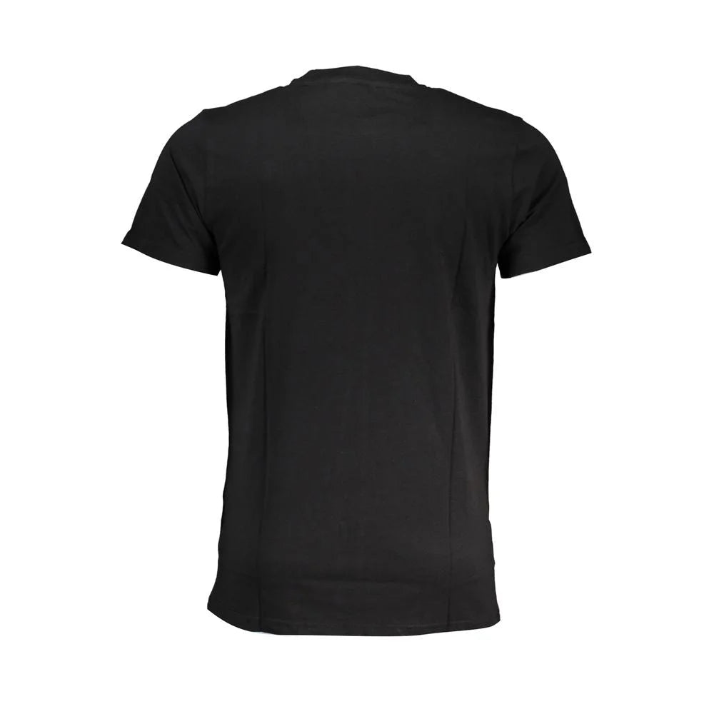 Cavalli Class Black Cotton T-Shirt - T-Shirts