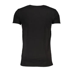 Cavalli Class Black Cotton T-Shirt - T-Shirts