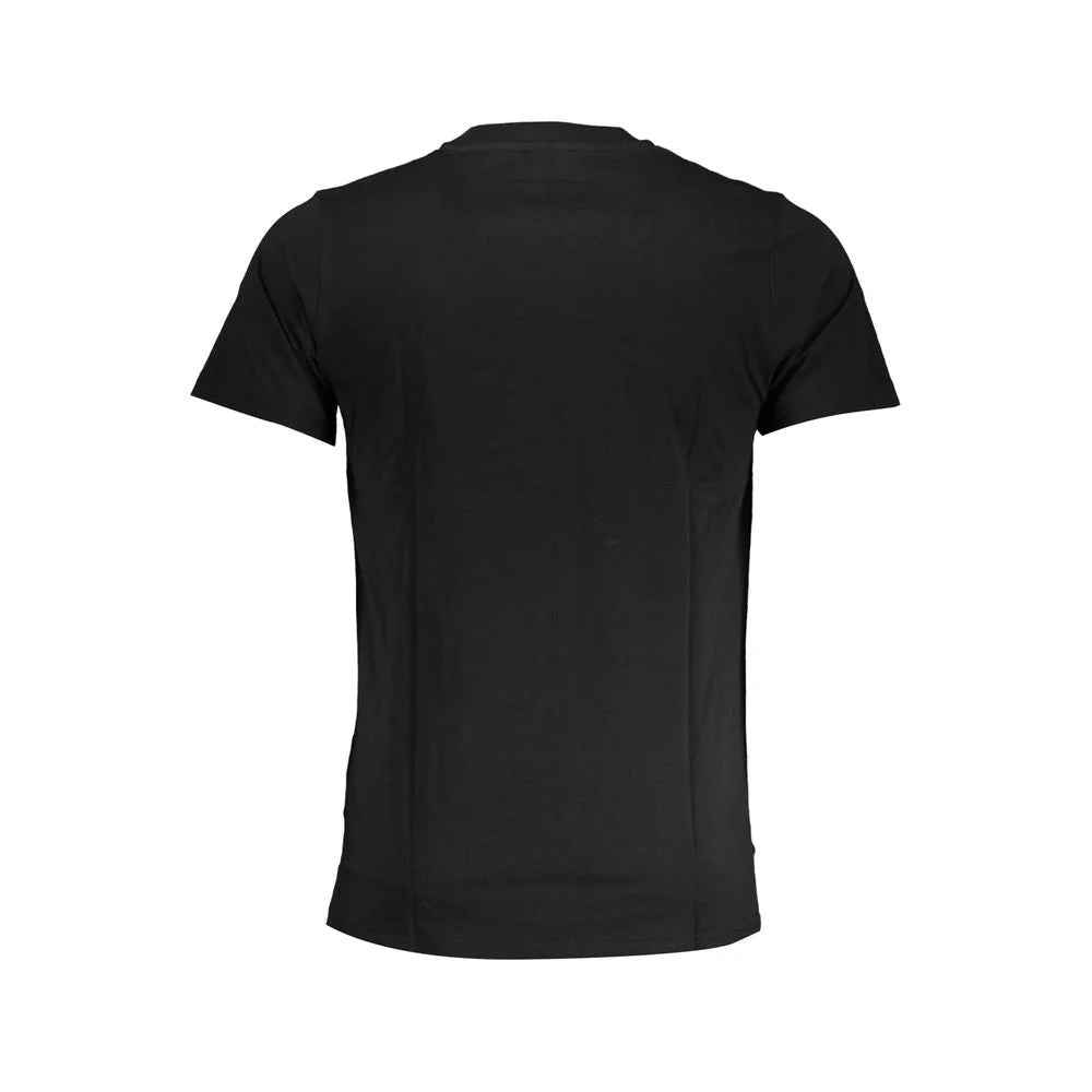 Cavalli Class Black Cotton T-Shirt - T-Shirts