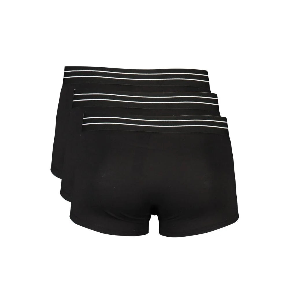 Cavalli Class Black Cotton Underwear - S - Boxer Briefs