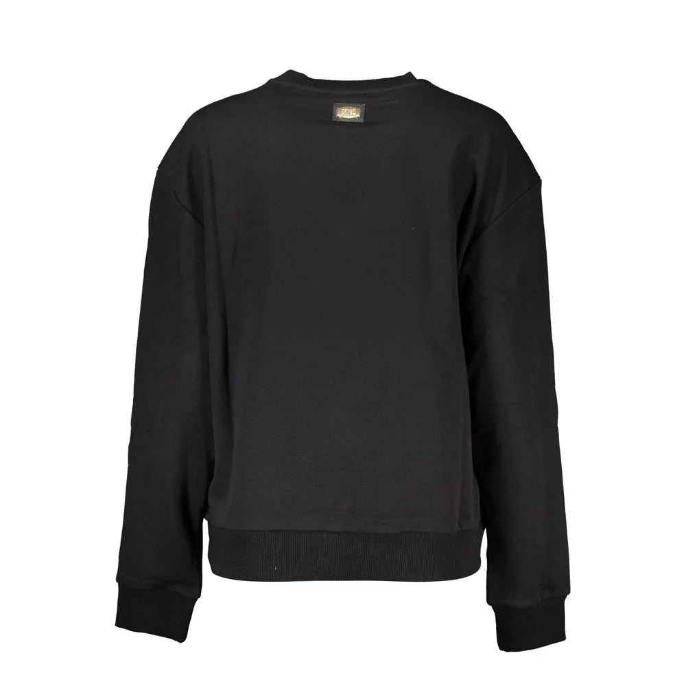 Cavalli Class Black Cotton Women Sweater - S - Sweatshirts