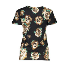 Cavalli Class Black Cotton Women T-Shirt - XS