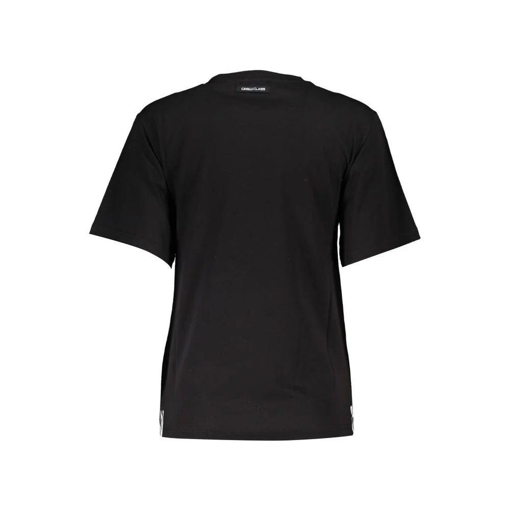 Cavalli Class Black Cotton Women Top - XS