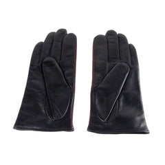 Cavalli Class Black Lambskin Women Glove - 7.5|S - Gloves & Mittens