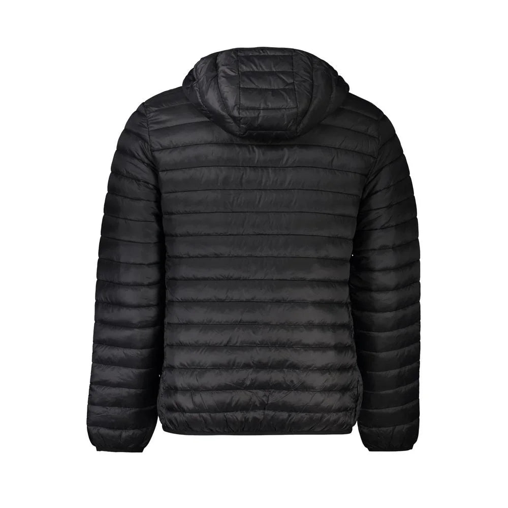 Cavalli Class Black Polyamide Men’s Jacket - S - Puffer Jackets
