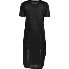 Cavalli Class Black Viscose Dress - XS