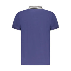 Cavalli Class Blue Cotton Men Polo Shirt - Polos