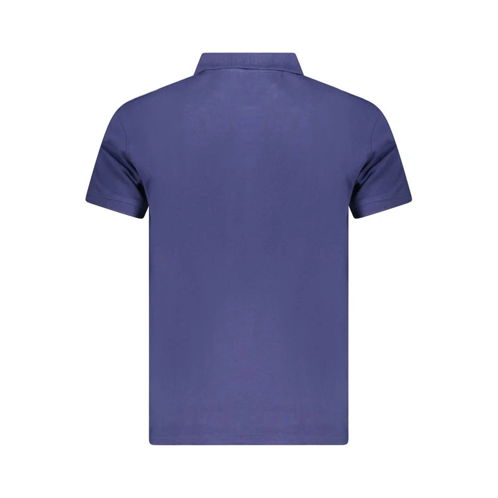 Cavalli Class Blue Cotton Men Polo Shirt - Polos
