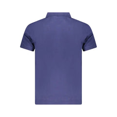 Cavalli Class Blue Cotton Men Polo Shirt - Polos
