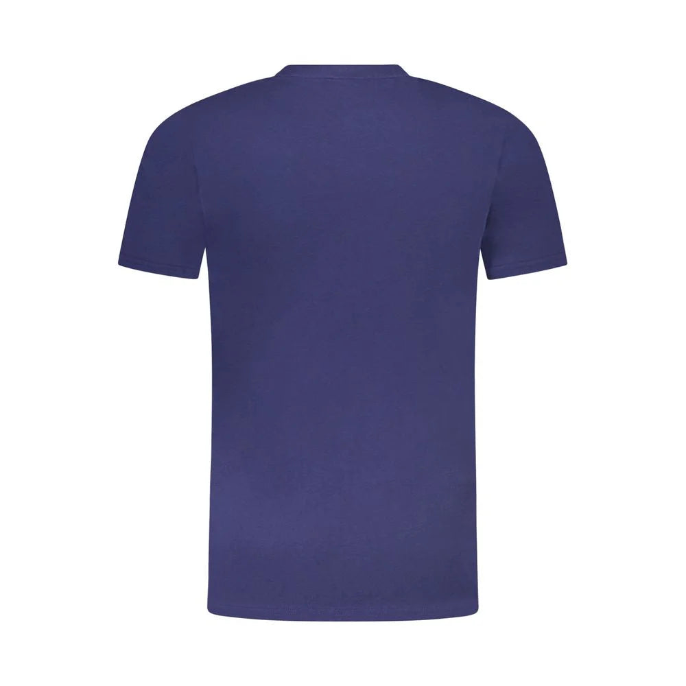 Cavalli Class Blue Cotton Men T-Shirt - T-Shirts