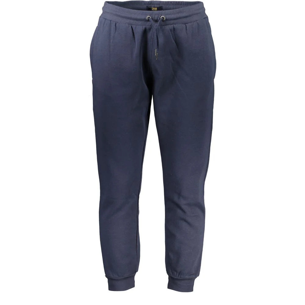 Cavalli Class Blue Cotton Pant - Joggers