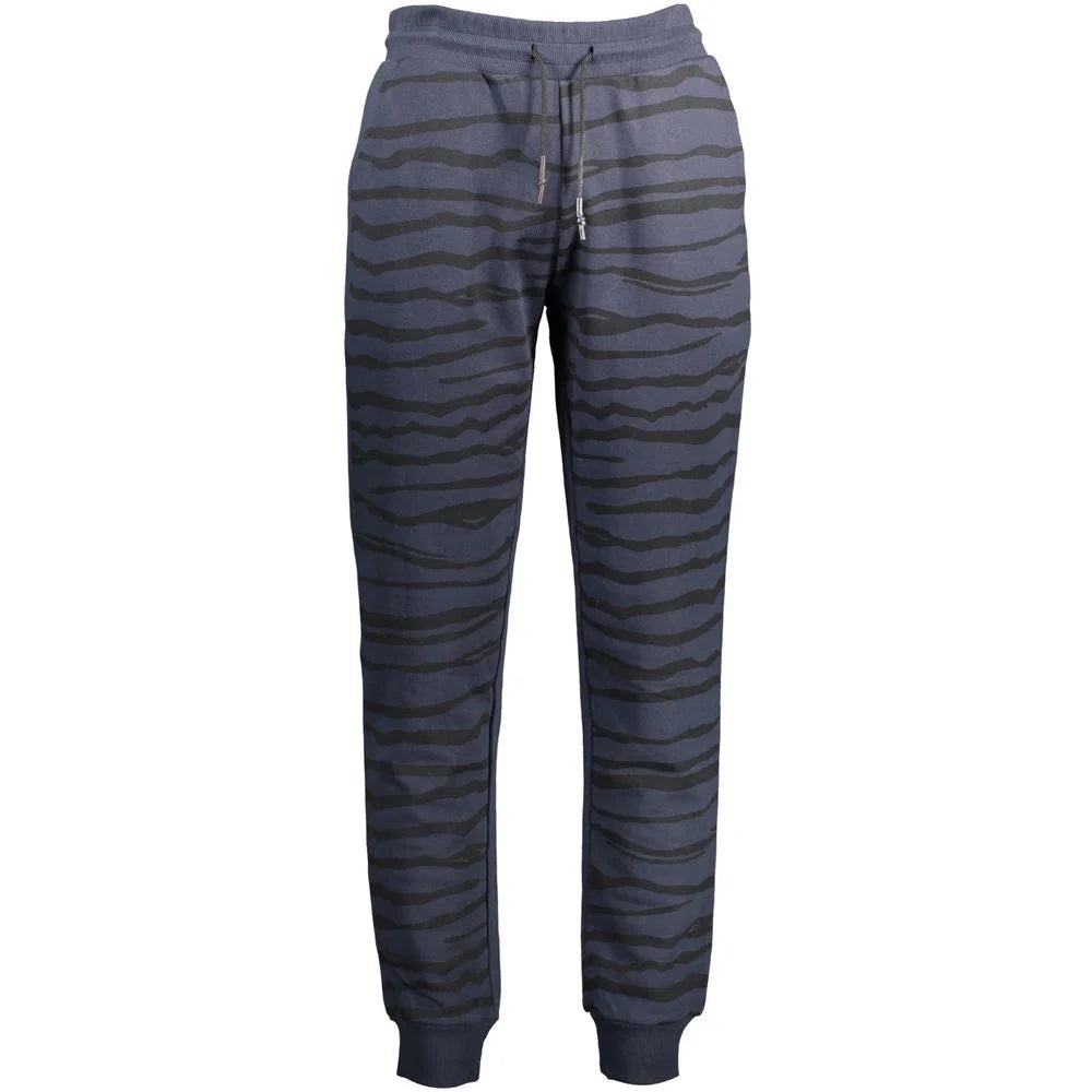 Cavalli Class Blue Cotton Pant - Joggers