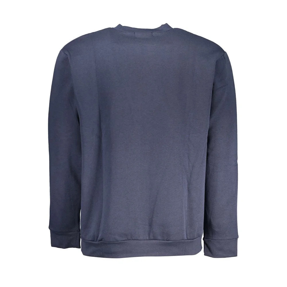 Cavalli Class Blue Cotton Sweatshirt - S