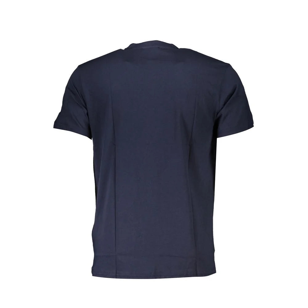 Cavalli Class Blue Cotton T-Shirt - 3XL