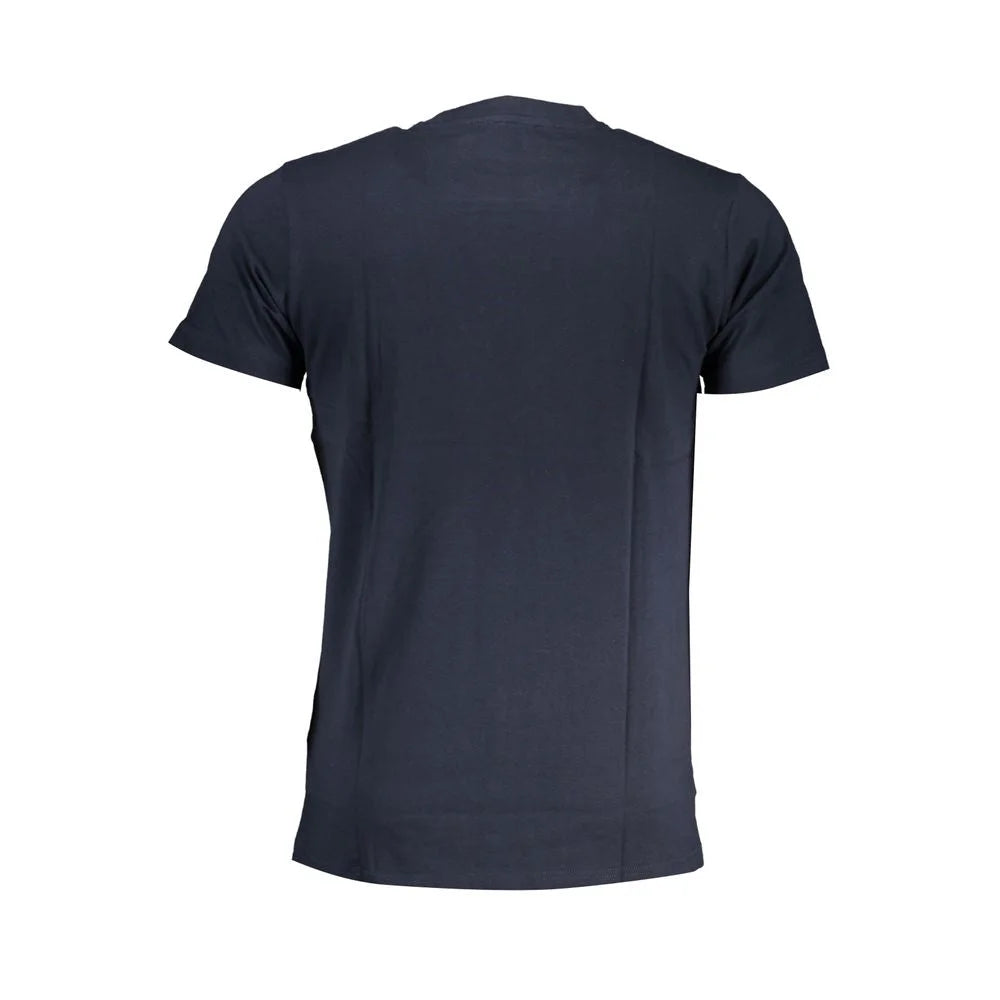 Cavalli Class Blue Cotton T-Shirt - T-Shirts