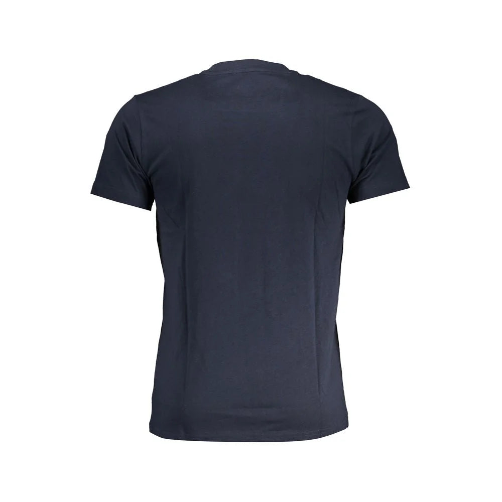 Cavalli Class Blue Cotton T-Shirt - T-Shirts