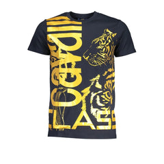 Cavalli Class Blue Cotton T-Shirt - XL - T-Shirts