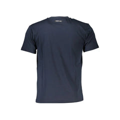 Cavalli Class Blue Cotton T-Shirt - XXL - T-Shirts