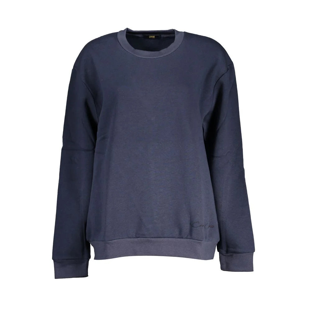 Cavalli Class Blue Cotton Women Sweater - Sweatshirts