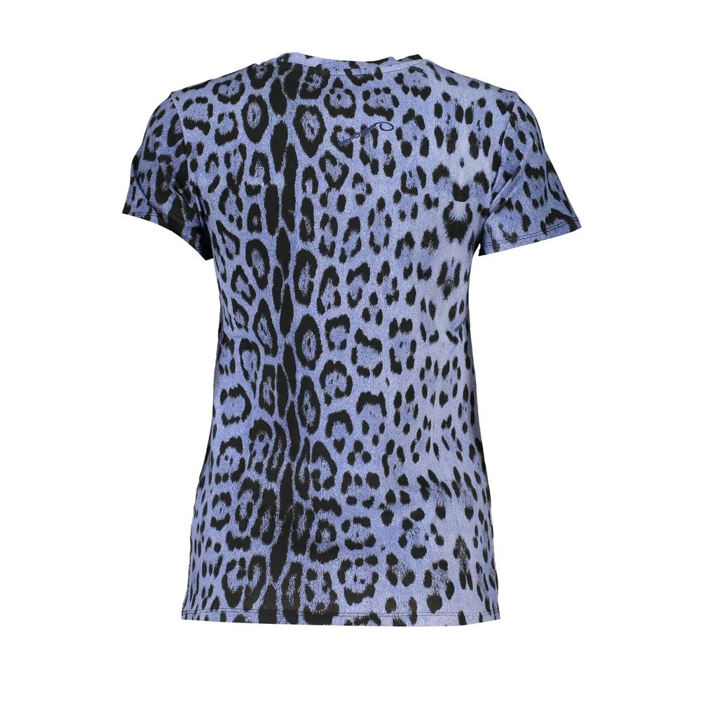 Cavalli Class Blue Cotton Women T-Shirt - T-Shirts