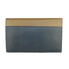 Cavalli Class Blue Leather Men Wallet - Wallets