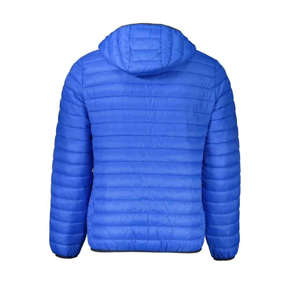 Cavalli Class Blue Polyamide Men Jacket - Puffer Jackets