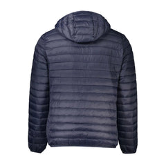 Cavalli Class Blue Polyamide Men Jacket - XXL