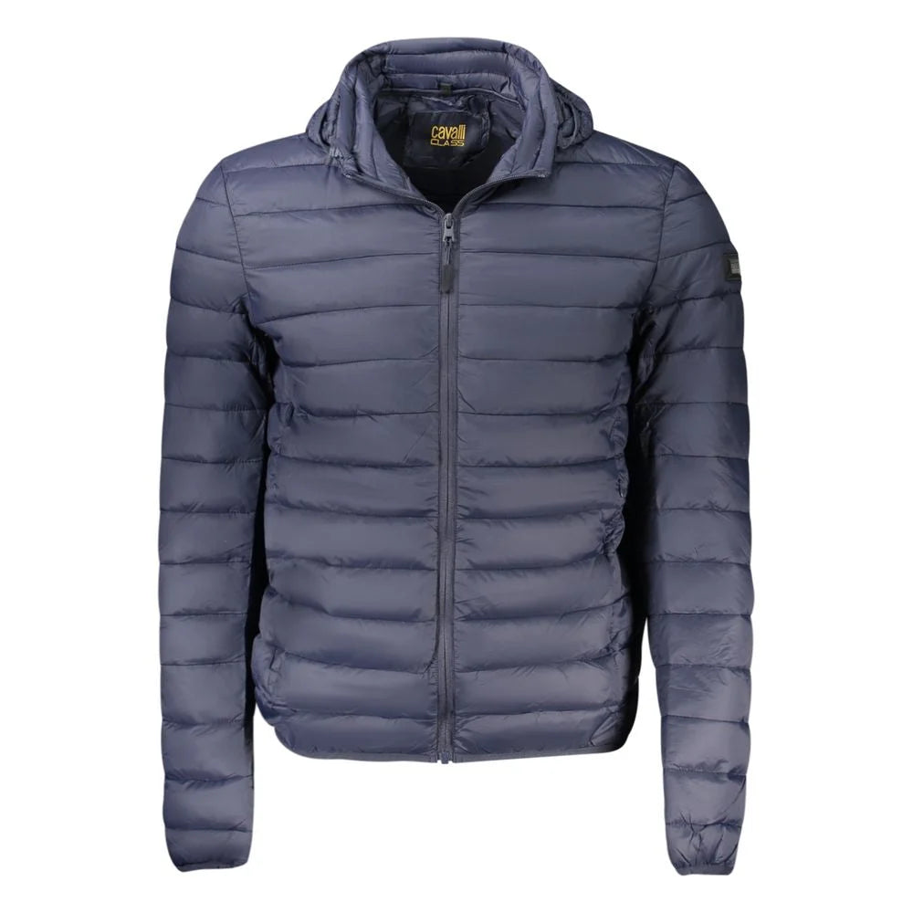 Cavalli Class Blue Polyester Men Jacket - Sport Jackets