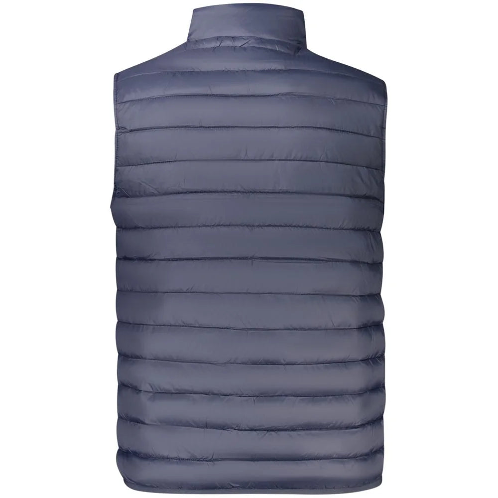 Cavalli Class Blue Polyester Men Jacket - Vests
