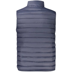 Cavalli Class Blue Polyester Men Jacket - Vests