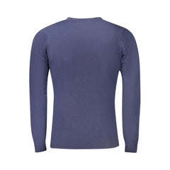 Cavalli Class Blue Viscose Men Sweater - Sweaters