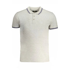 Cavalli Class Brown Cotton Men Polo Shirt - Polos