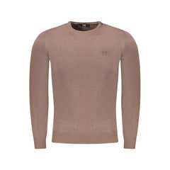Cavalli Class Brown Viscose Men Sweater - Sweaters