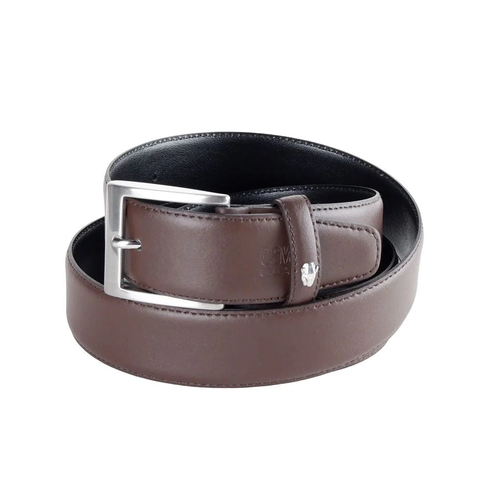 Cavalli Class Elegant Reversible Leather Belt - Dual Tone - 110 cm / 44 Inches - Belts