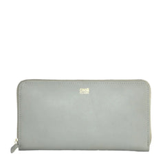 Cavalli Class Gray Calfskin Women Wallet - Wallets