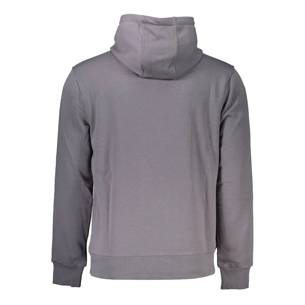 Cavalli Class Gray Cotton Men Sweater - Hoodies